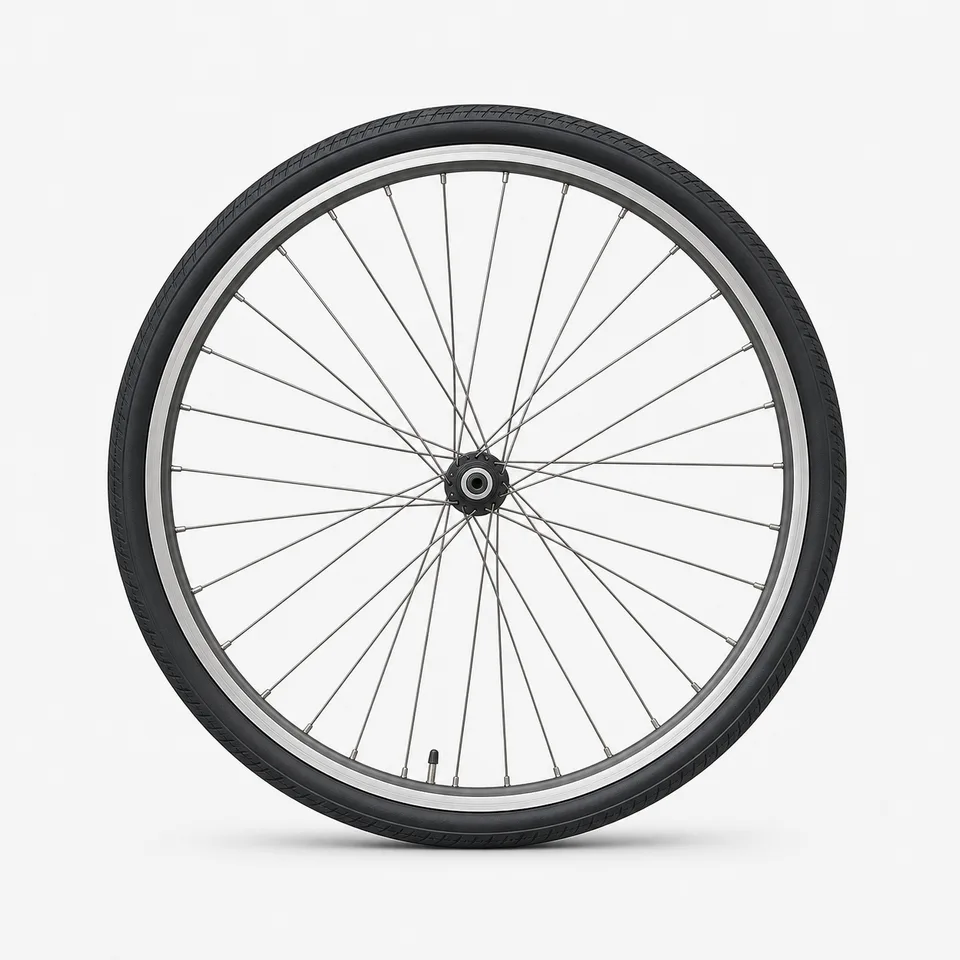 クロスバイクのホイール位置を示す汎用イメージ