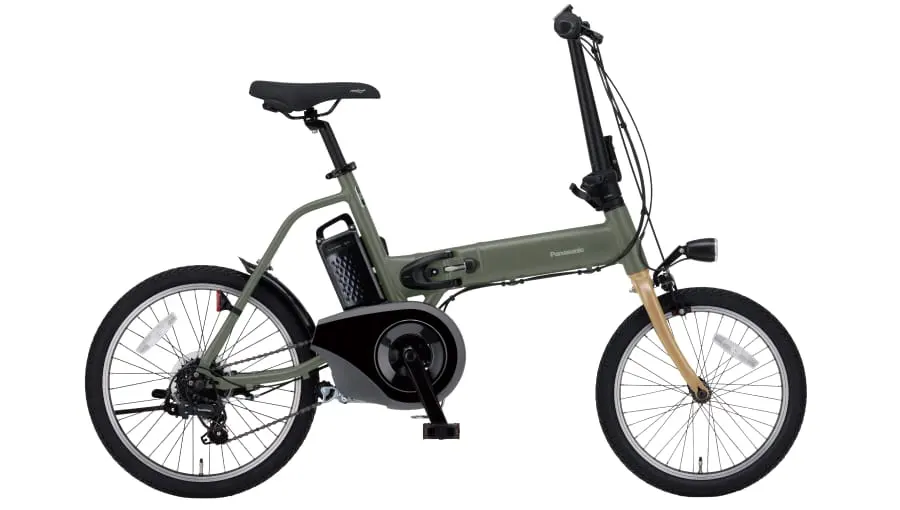 Panasonic folding e-bikeの公式商品画像